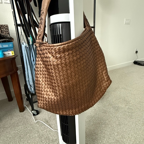 Apt. 9 Handbags - Apt. 9 Chic Brown Woven Hobo Bag